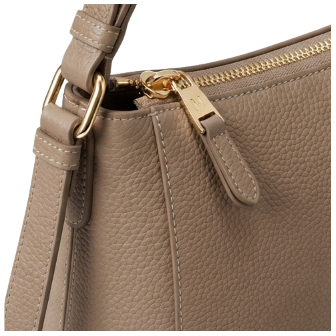 Belvin Classic Leather Shoulder Bag