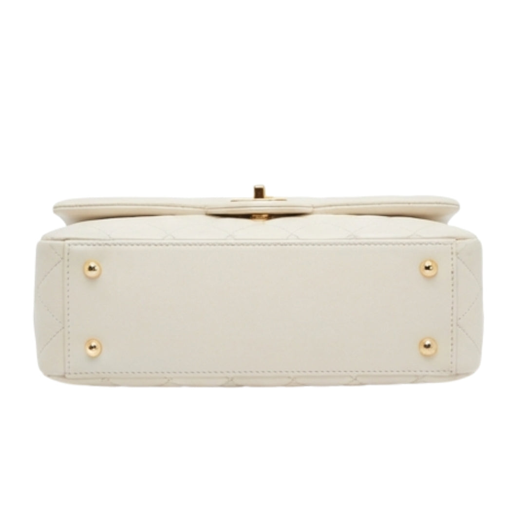 Belvin Quilted Leather Shoulder Bag