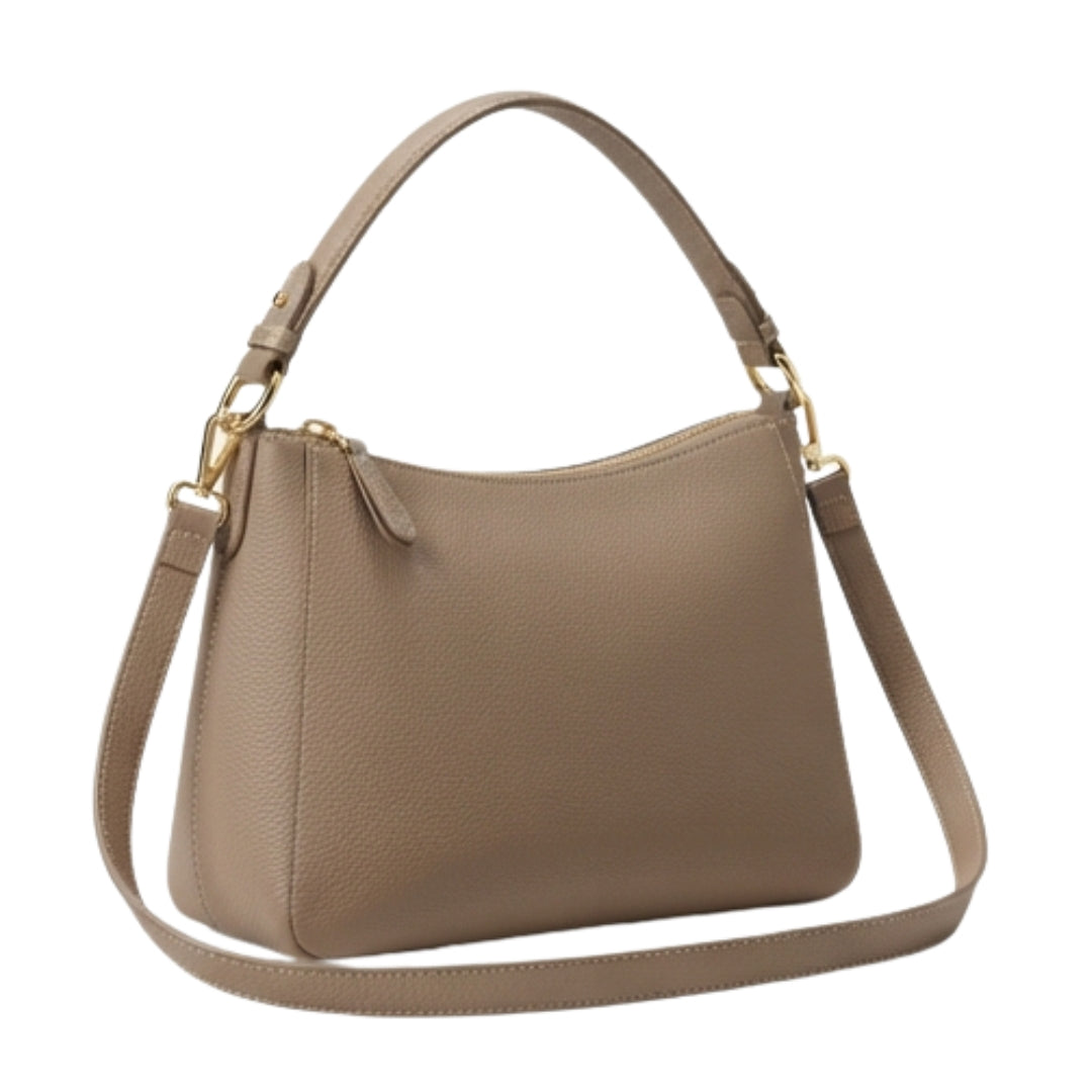 Belvin Classic Leather Shoulder Bag